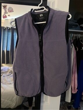 Barrage Lavender Fleece Vest - Women's Sleeveless Zip Front